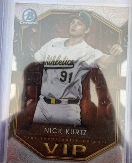 2025 Bowman Chrome #VIP-2 Nick Kurtz — front