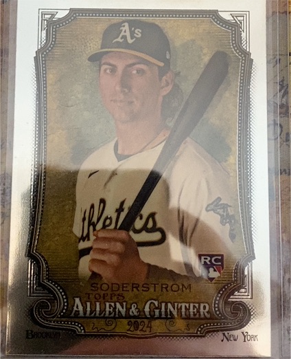 2024 Topps Allen & Ginter #35 Tyler Soderstrom — front