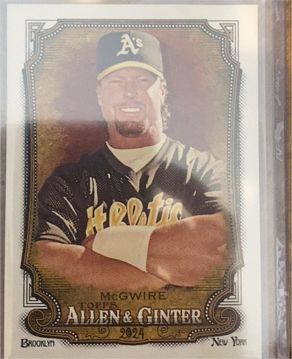 2024 Topps Allen & Ginter #225 Mark McGwire — front