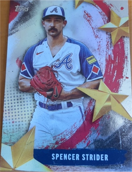 2025 Topps Series 2 Stars of MLB #SMLB-33 Spencer Strider — front
