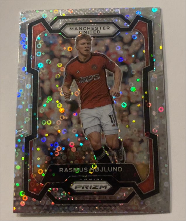 2023-24 Panini Prizm Premier League #51 Rasmus Hojlund — front