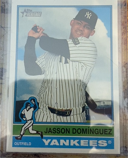 2025 Topps Heritage #453 Jasson Dominguez — front