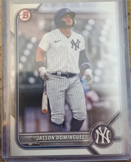 2022 Bowman Draft #BD-75 Jasson Dominguez — front