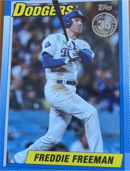 2025 Topps Series 2 #90B2-7 Freddie Freeman — front