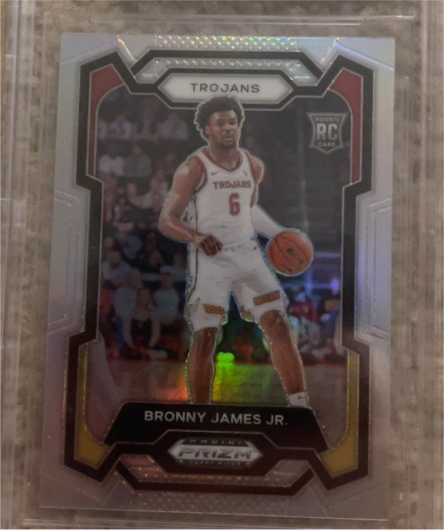 2024 Panini Prizm Draft Picks #86 Bronny James Jr. — front