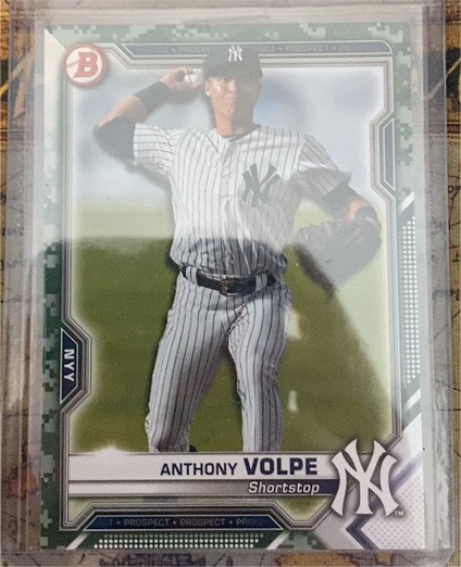 2021 Bowman Prospects #BP-85 Anthony Volpe — front