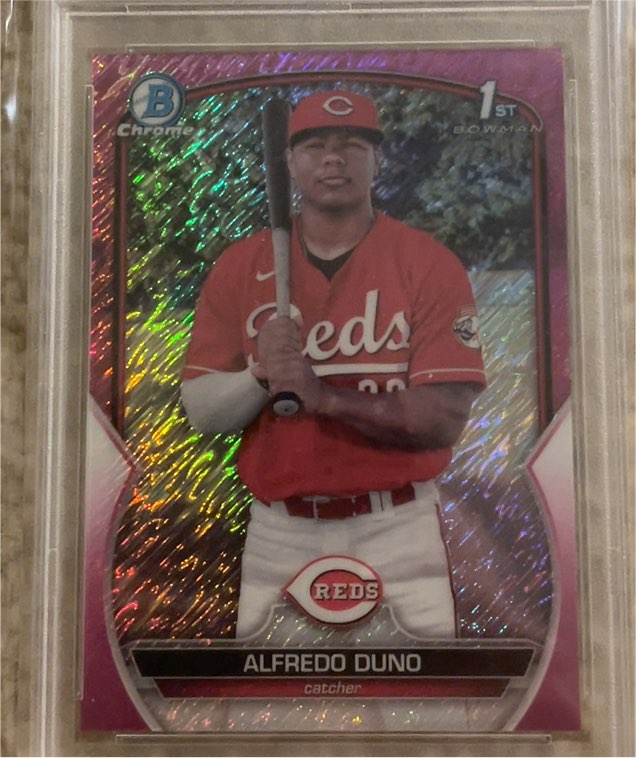 2023 Bowman Chrome #BCP-238 Alfredo Duno — front