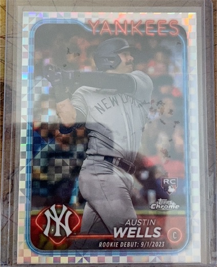 2024 Topps Chrome #281 Austin Wells — front