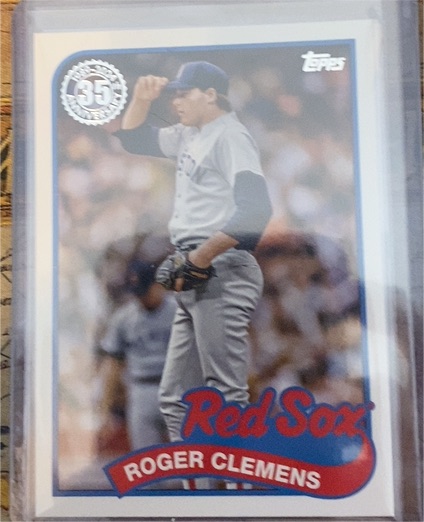 2024 Topps Update #89US-19 Roger Clemens 1989 Topps Baseball 35th Anniversary — front