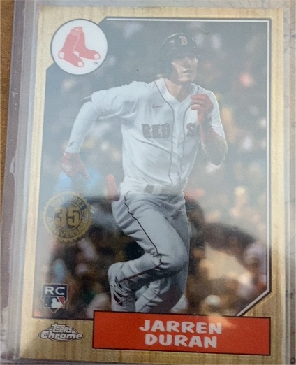 2022 Topps Chrome #87BC-19 Jarren Duran — front