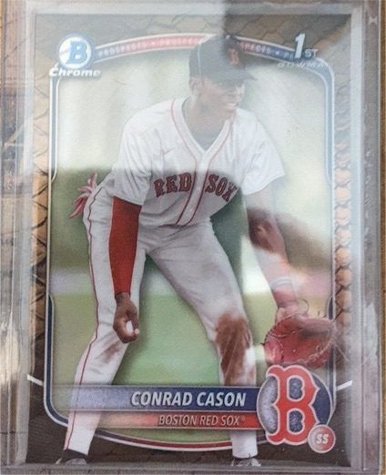 2025 Bowman Chrome #BCP-130 Conrad Cason — front