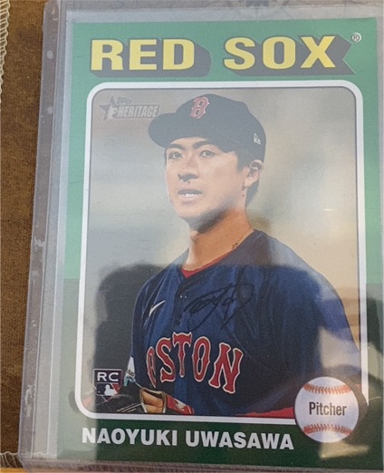 2024 Topps Heritage #651 Naoyuki Uwasawa — front