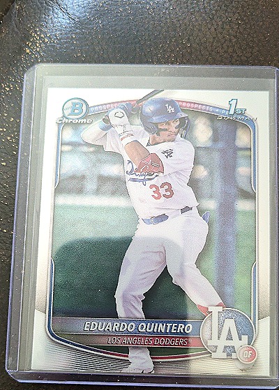 2024 Bowman Chrome Prospects #BCP-115 Eduardo Quintero — front