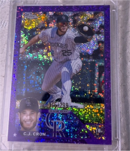 2023 Topps Chrome #160 C.J. Cron — front