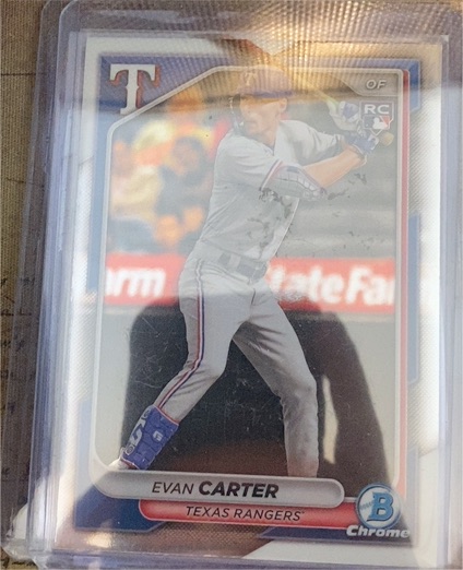 2024 Bowman Chrome #65 Evan Carter — front