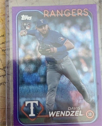 2024 Topps Update #US248 Davis Wendzel — front