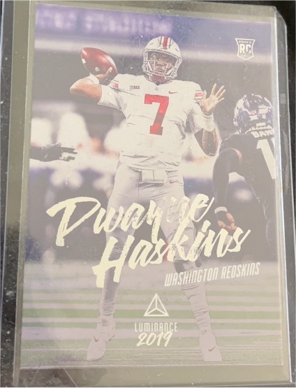2019 Panini Luminance #130 Dwayne Haskins — front