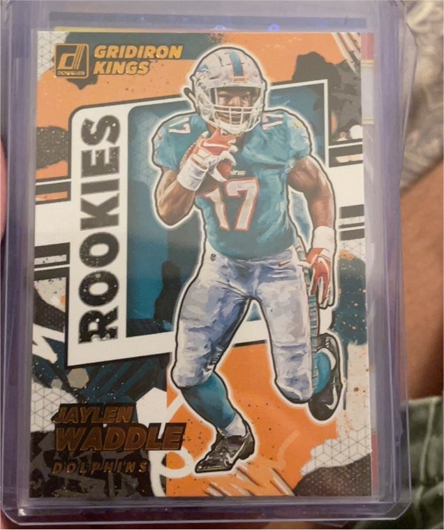 2021 Donruss Gridiron Kings #RGK-JWA Jaylen Waddle — front