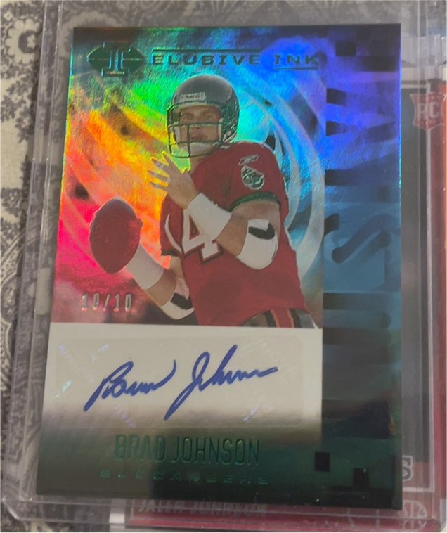 2021 Panini Illusions Elusive Ink #EI-BJ Brad Johnson — front