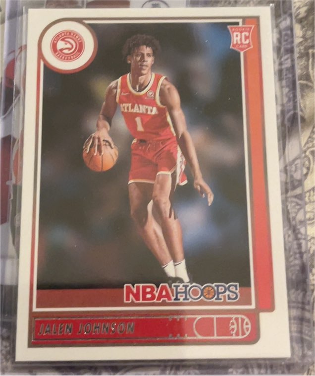 2021-22 Panini NBA Hoops #213 Jalen Johnson — front