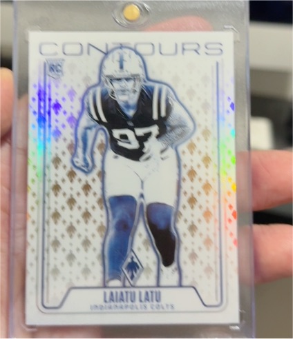 2024 Panini Phoenix Contours #CON-LLU Laiatu Latu — front
