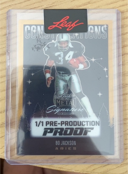 2024 Leaf Metal Signature Series #Bo Jackson — front