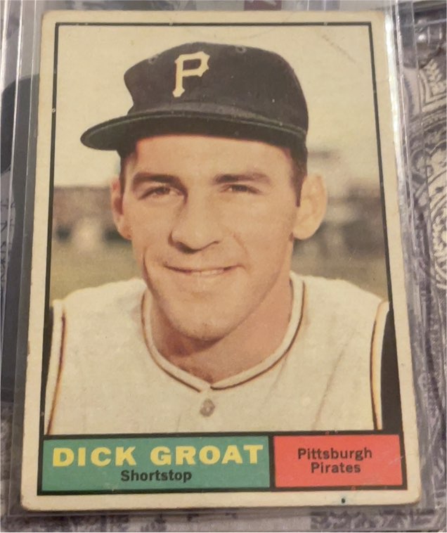 1961 Topps #1 Dick Groat — front
