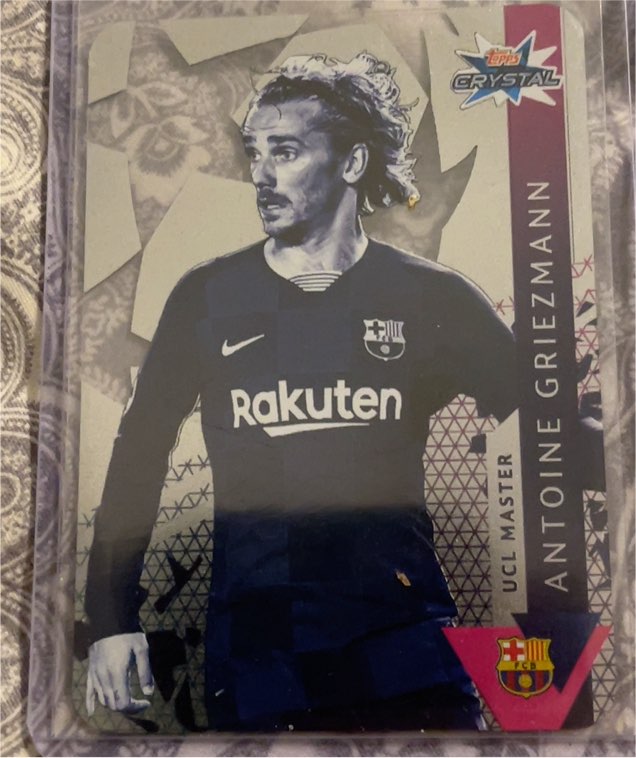 2019-20 Topps Crystal UCL Master #101 Antoine Griezmann — front
