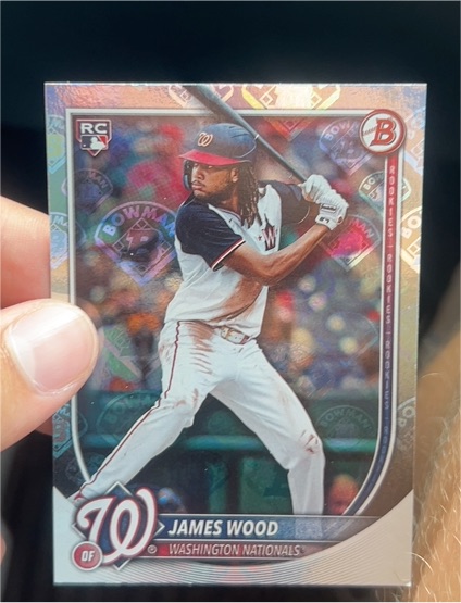 2025 Bowman #29 James Wood — front