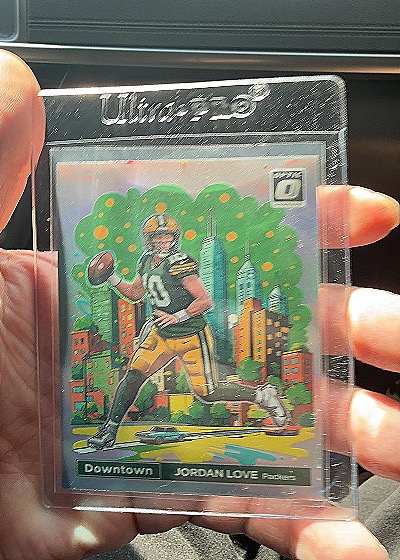 2024 Panini Donruss #5 Jordan Love Downtown — front