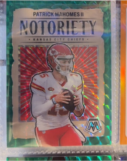 2024 Panini Mosaic Notoriety #1 Patrick Mahomes II — front