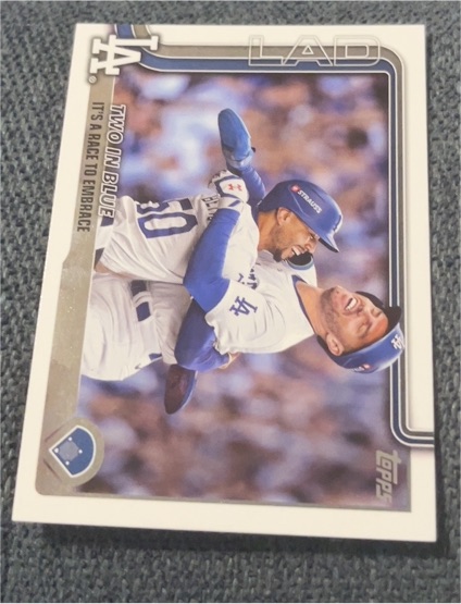2025 Topps Series 2 #631 Two in Blue Freddie Freeman & Mookie Betts — front