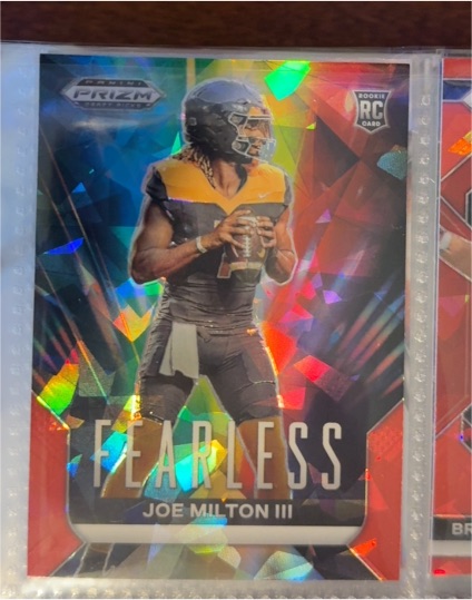 2024 Panini Prizm Draft Picks Fearless #F-JM Joe Milton III — front