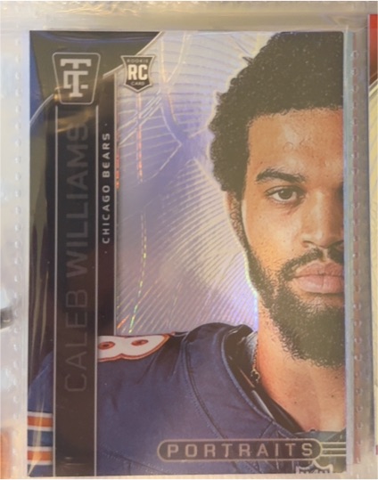 2024 Panini Totally Certified #4 Caleb Williams Portraits Rookie — front