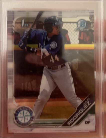 2019 Bowman Prospect #BP-33 Julio Rodriguez — front