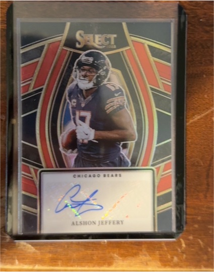 2023 Panini Select Signatures #SELS-AJE Alshon Jeffery — front
