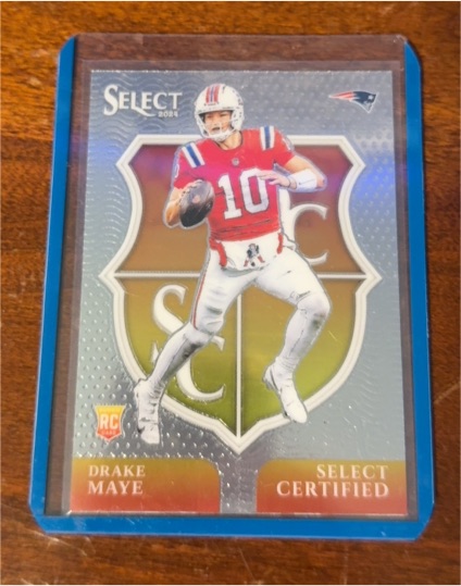 2024 Panini Select Certified Rookies #3 Drake Maye — front