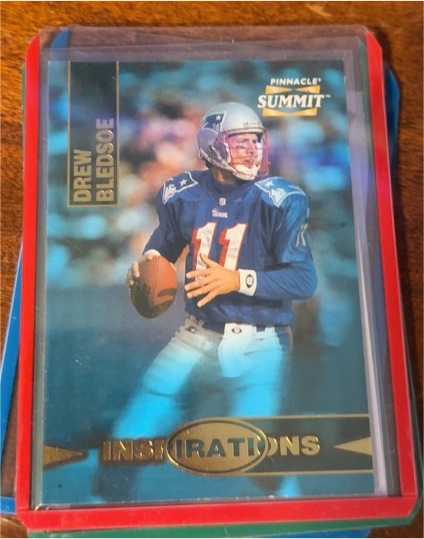 1996 Pinnacle Summit #7 Drew Bledsoe Inspirations — front