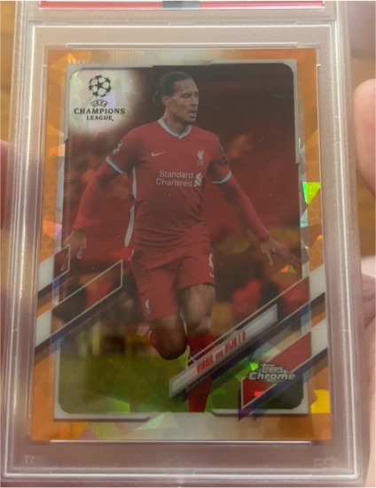 2020-21 Topps Chrome UEFA Champions League #46 Virgil van Dijk — front