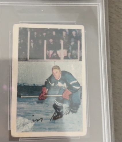 1952 Parkhurst #58 Tim Horton — front