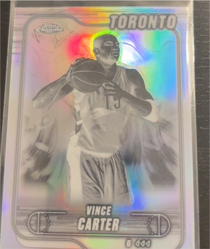 2000 Topps Chrome #6 Vince Carter — front