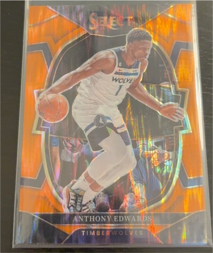 2022-23 Panini Select #46 Anthony Edwards — front