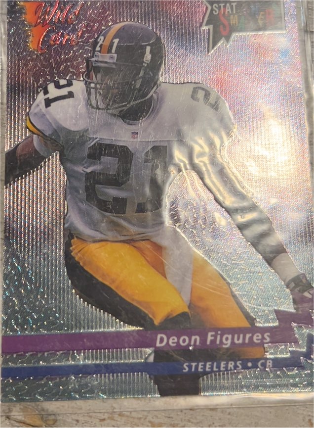1992 Wild Card Stat Smashers Deon Figures — front