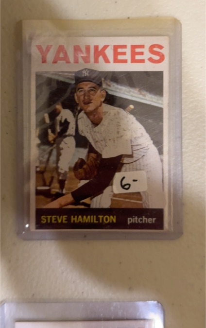 1964 Topps #20 Steve Hamilton — front