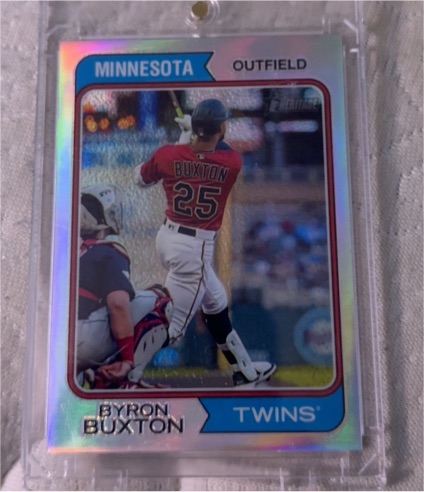 2023 Topps Heritage #15 Byron Buxton — front