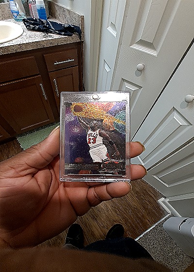 1997 Fleer #1 Michael Jordan — front