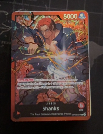 One Piece Card Game OP09-001 Shanks — front