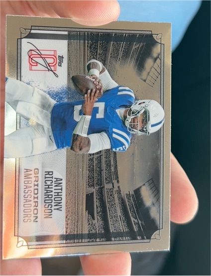 2024 Topps Signature Class #GA-16 Anthony Richardson Gridiron Ambassadors — front