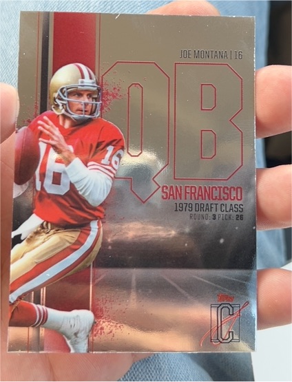 2024 Topps Signature Class #54 Joe Montana — front