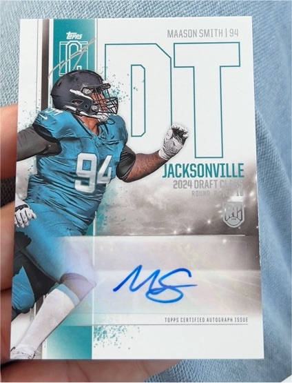 2024 Topps Signature Class #123 Maason Smith — front
